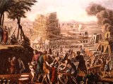 The Tower of Babel, from the John Brown Bible